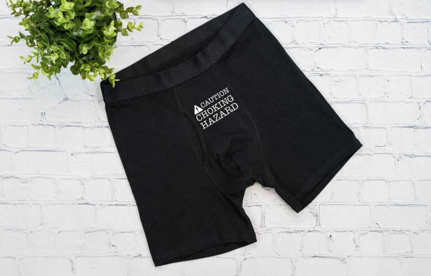 Caution Choking Hazard - Men's Boxer Briefs